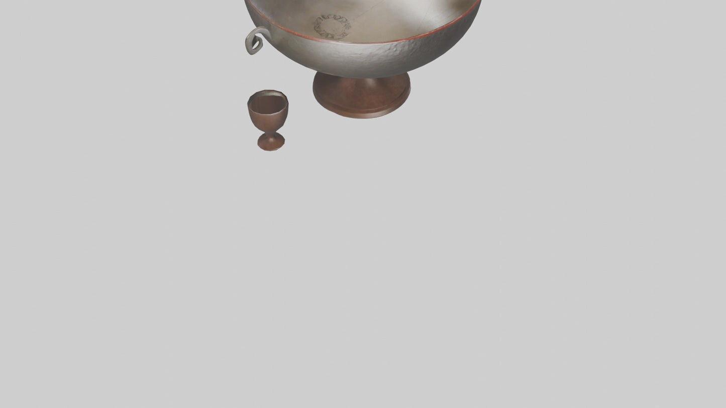 3D model Punch Bowl model VR / AR / low-poly