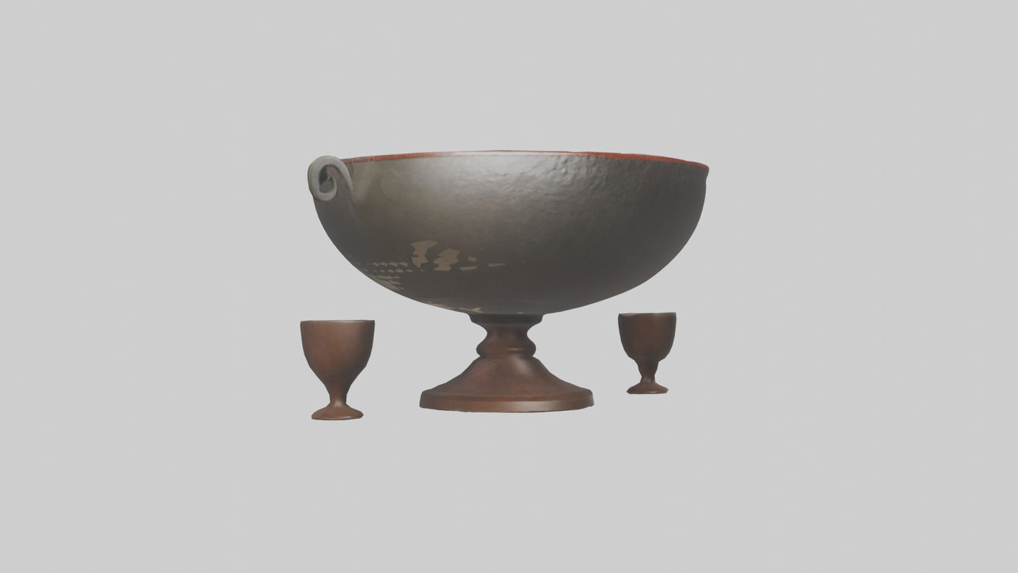 3D model Punch Bowl model VR / AR / low-poly