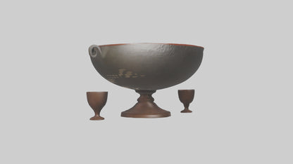 3D model Punch Bowl model VR / AR / low-poly