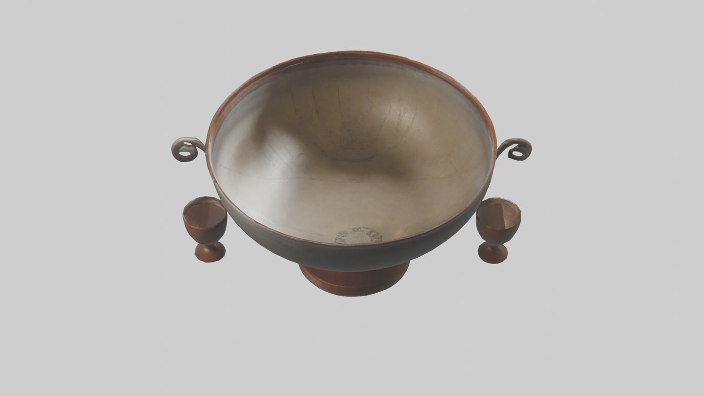 3D model Punch Bowl model VR / AR / low-poly