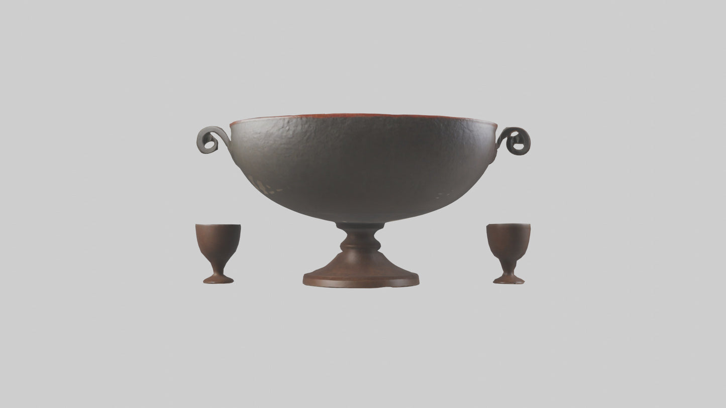 3D model Punch Bowl model VR / AR / low-poly
