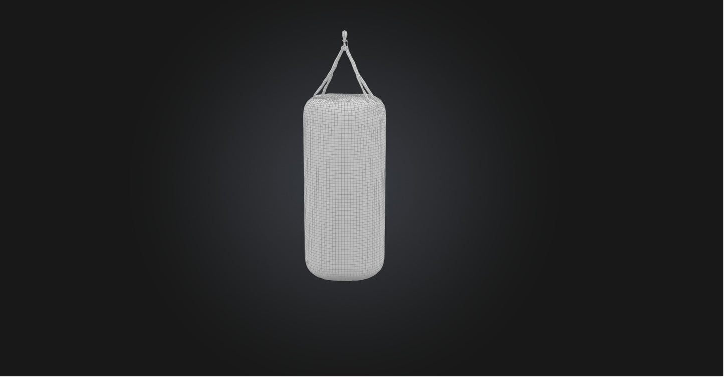 3D model Punching bag VR / AR / low-poly