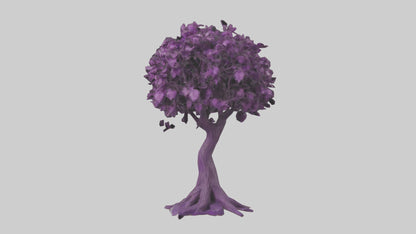 3D model Purple Heart tree model VR / AR / low-poly