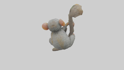 Pygmy Marmoset climbing model VR / AR / low-poly