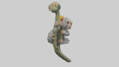 Pygmy Marmoset climbing model VR / AR / low-poly