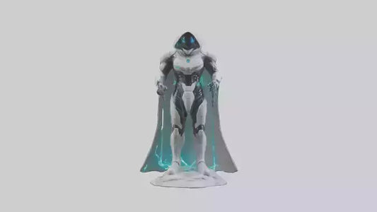 Quantum Assassin statue model VR / AR / low-poly