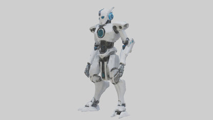 3D model Quantum Droid statue model 2 VR / AR / low-poly