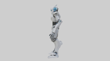 3D model Quantum Droid statue model 2 VR / AR / low-poly