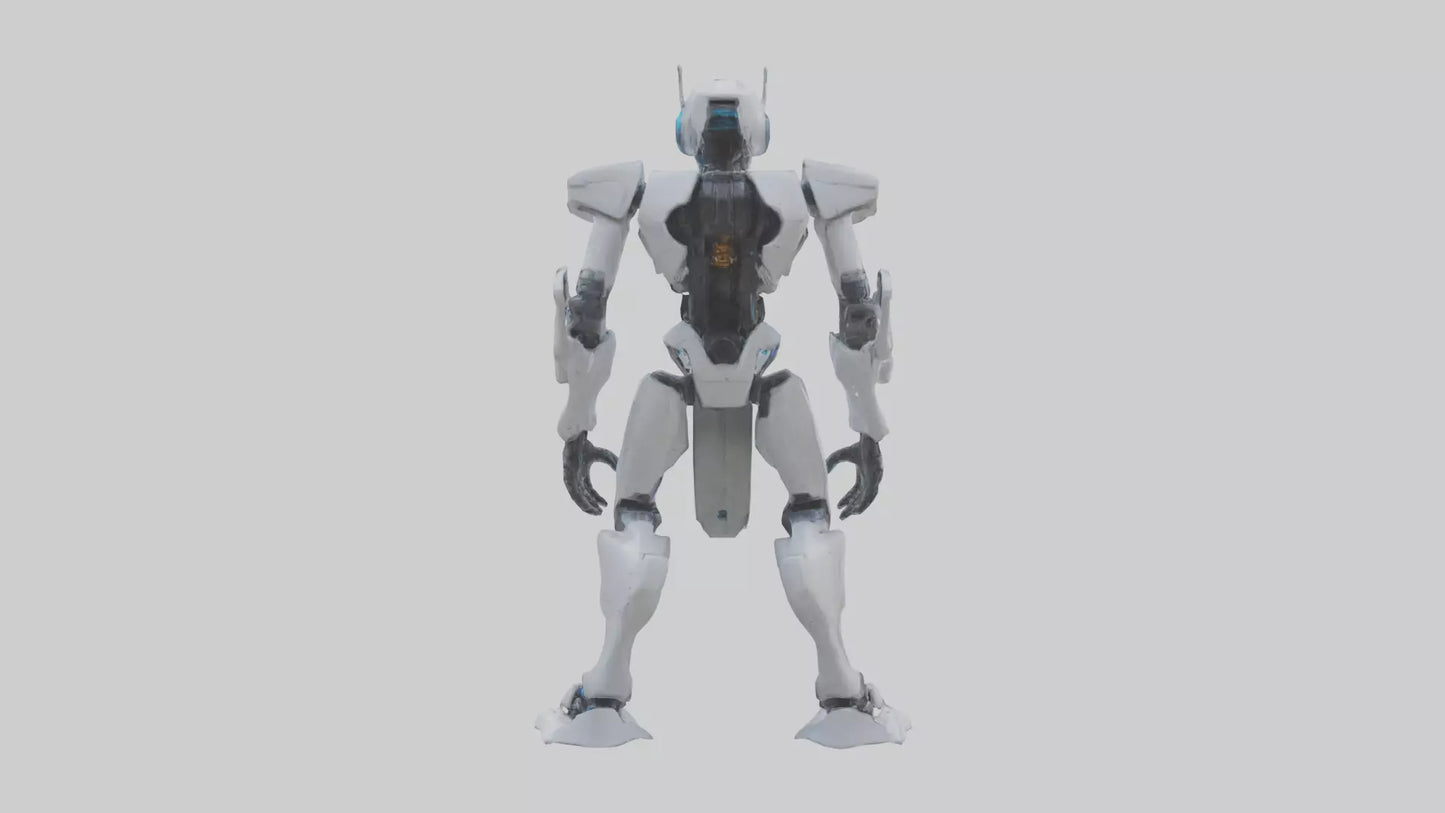 3D model Quantum Droid statue model 2 VR / AR / low-poly