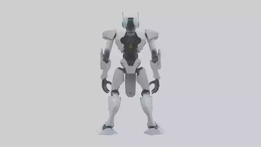 3D model Quantum Droid statue model 2 VR / AR / low-poly