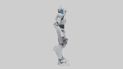 3D model Quantum Droid statue model 2 VR / AR / low-poly