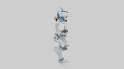 3D model Quantum Droid statue model 2 VR / AR / low-poly