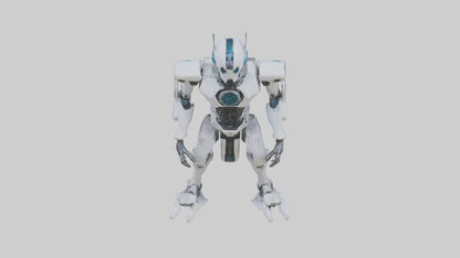 3D model Quantum Droid statue model 2 VR / AR / low-poly