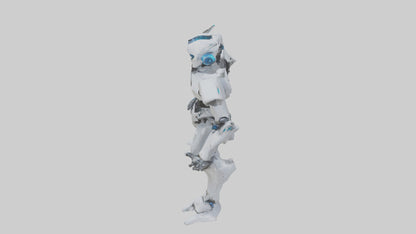 3D model Quantum Droid statue model 2 VR / AR / low-poly