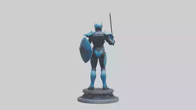3D model Quantum Enforcer statue model VR / AR / low-poly