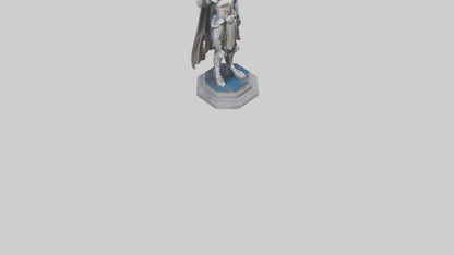 3D model Quantum Knight Leader statue model VR / AR / low-poly
