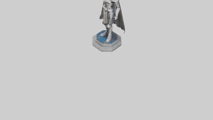 3D model Quantum Knight Leader statue model VR / AR / low-poly
