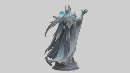 3D model Quantum Lord statue model VR / AR / low-poly