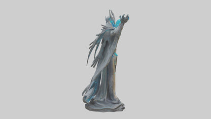 3D model Quantum Lord statue model VR / AR / low-poly