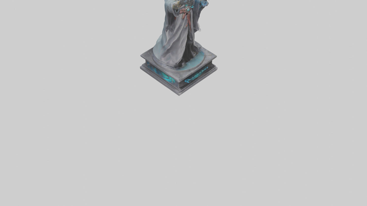 3D model Quantum Sorcerer statue model VR / AR / low-poly