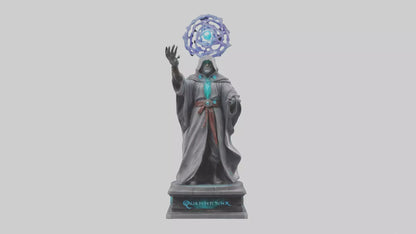 3D model Quantum Sorcerer statue model VR / AR / low-poly