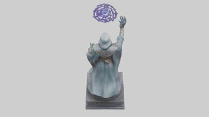 3D model Quantum Sorcerer statue model VR / AR / low-poly