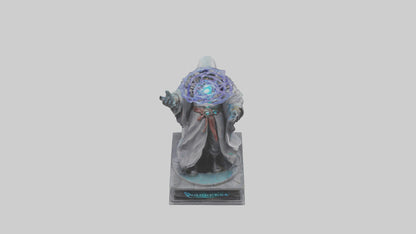 3D model Quantum Sorcerer statue model VR / AR / low-poly