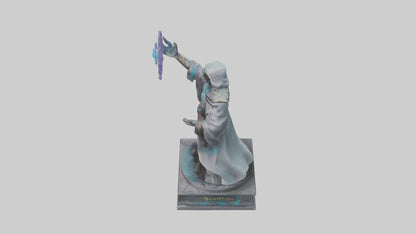 3D model Quantum Sorcerer statue model VR / AR / low-poly