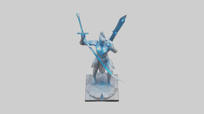 Quantum Warrior statue model VR / AR / low-poly