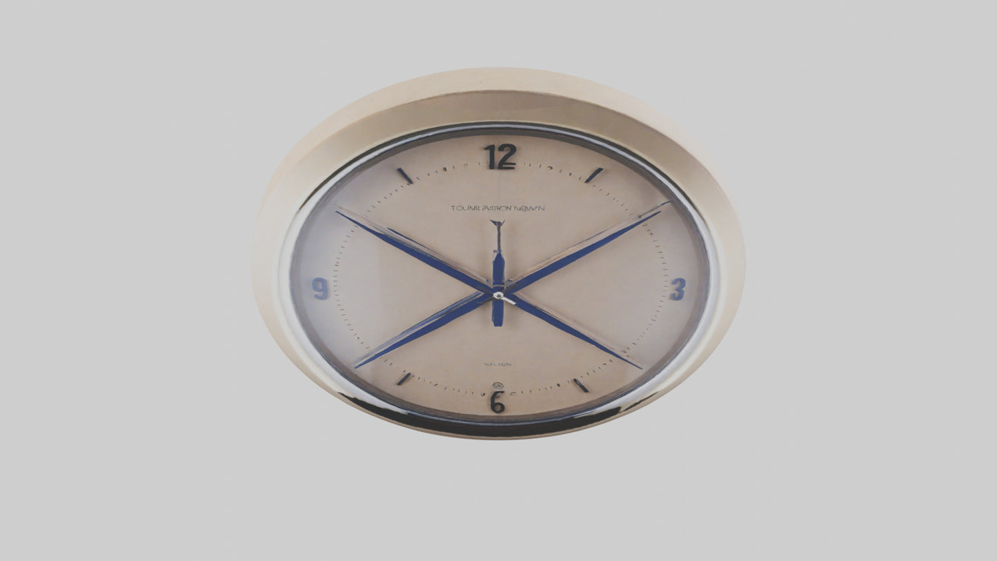 Quartz Movement Wall Clock model VR / AR / low-poly