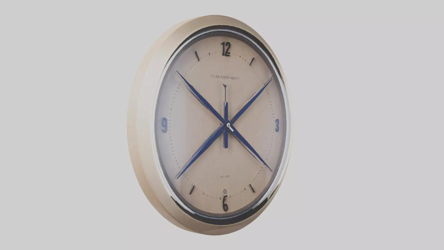 Quartz Movement Wall Clock model VR / AR / low-poly