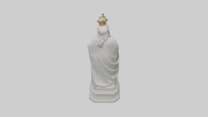 Queen Victoria statue model VR / AR / low-poly