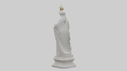 Queen Victoria statue model VR / AR / low-poly