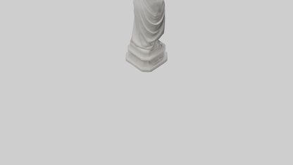 Queen Victoria statue model VR / AR / low-poly