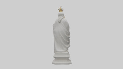 Queen Victoria statue model VR / AR / low-poly