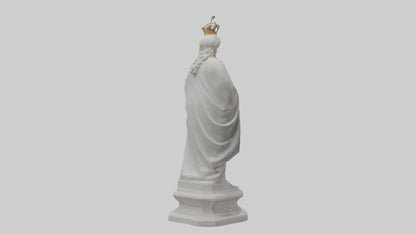 Queen Victoria statue model VR / AR / low-poly