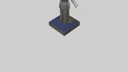3D model Rachel Maddow statue model VR / AR / low-poly