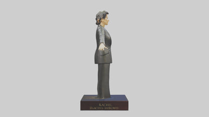 3D model Rachel Maddow statue model VR / AR / low-poly