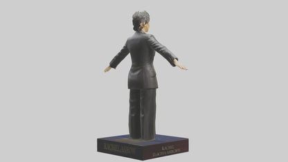 3D model Rachel Maddow statue model VR / AR / low-poly