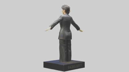3D model Rachel Maddow statue model VR / AR / low-poly