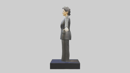 3D model Rachel Maddow statue model VR / AR / low-poly