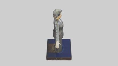 3D model Rachel Maddow statue model VR / AR / low-poly