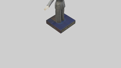 3D model Rachel Maddow statue model VR / AR / low-poly