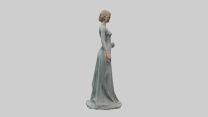 3D model Rachel McAdams statue model VR / AR / low-poly