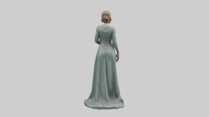 3D model Rachel McAdams statue model VR / AR / low-poly