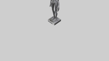 3D model Radiohead statue model VR / AR / low-poly