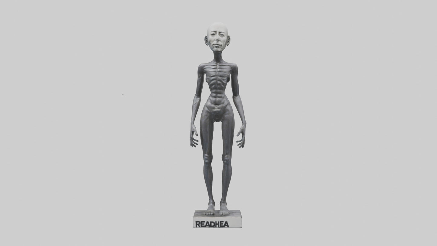 3D model Radiohead statue model VR / AR / low-poly