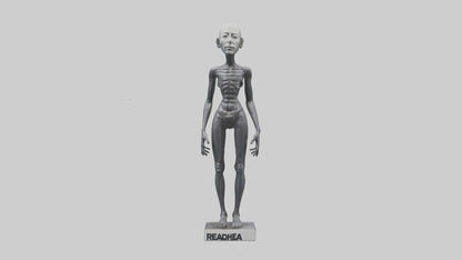 3D model Radiohead statue model VR / AR / low-poly