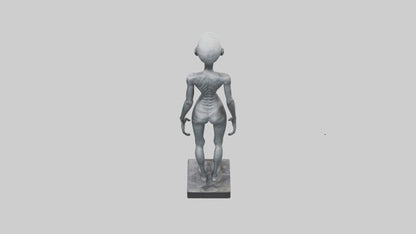 3D model Radiohead statue model VR / AR / low-poly
