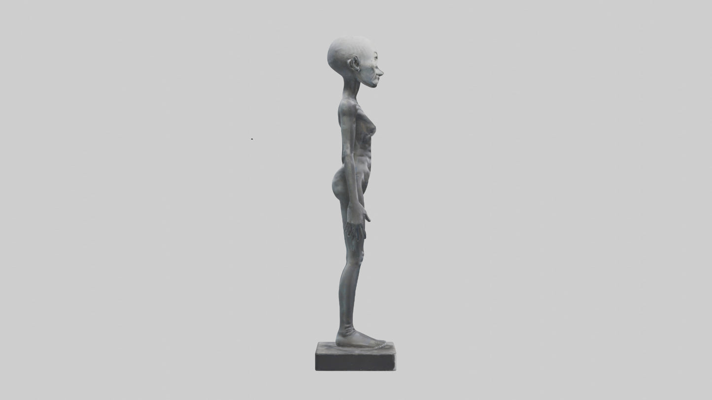 3D model Radiohead statue model VR / AR / low-poly